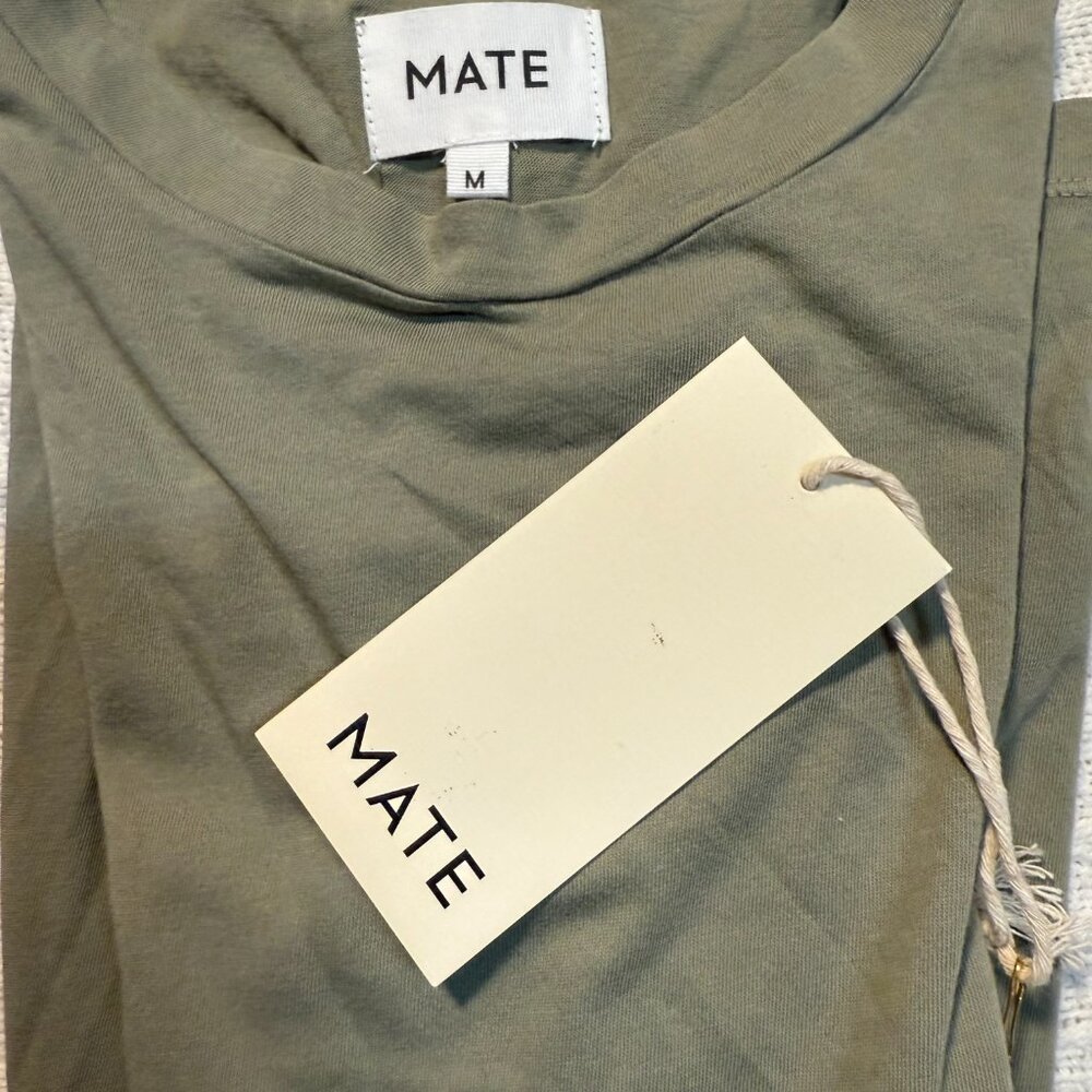 MATE the Label Short Sleeve Tee in Light Sage - Picture 2 of 7